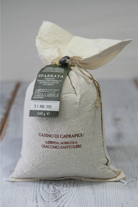 スファッラータ/豆と麦を砕いたミックス (Sfarrata) 500g ジャコモ・サントレーリ(Giacomo Santoleri)