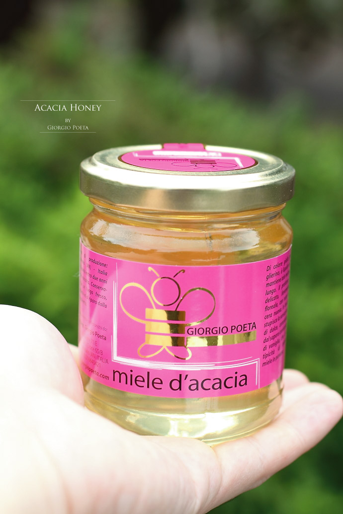 ハチミツ アカシア ジョルジオ・ポエタ社 イタリア産 (Italian acacia honey by Giorgio Poeta)