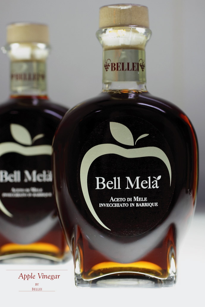 アップルビネガー (リンゴ酢) ベレイ社 イタリア産 (Italian apple vinegar by Bellei)