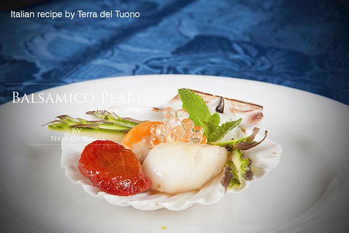バルサミコ・パール・ホワイト イタリア産 (Italian white balsamico pearl by Terra del Tuono)