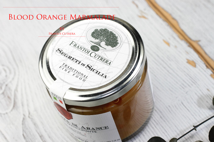 ブラッドオレンジのマーマレード フラントイ・クトレラ社 イタリア産 (Italian Blood Orange Marmalade by Frantoi Cutrera)