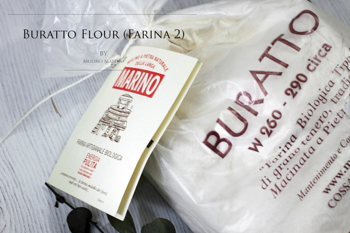 ブラット小麦粉 (ファリーナ2) ムリーノマリーノ社 イタリア産 (Italian Buratto Farina 2 by Mulino Marino)