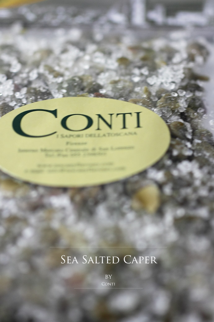 ケイパー (ケッパー) 塩漬 コンティ社 イタリア産 (Italian sea salted caper by conti)