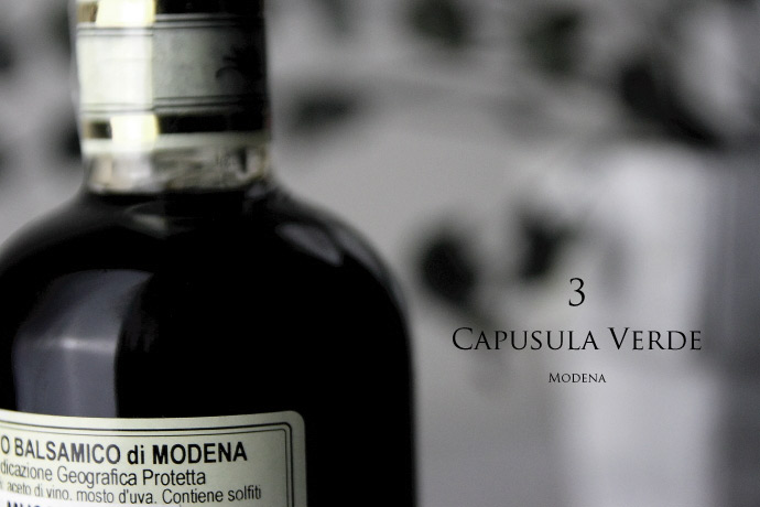 Balsamico Vinegar Capsula Verde バルサミコ酢 カプスーラ・ヴェルデ