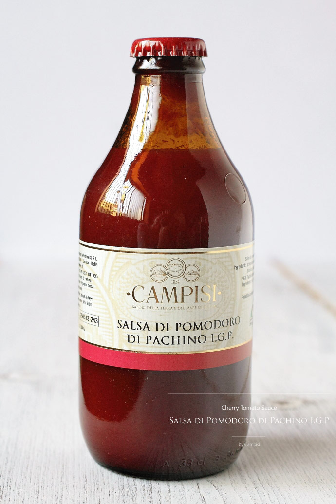 パキーノ・チェリー・トマトソース Campisi社 イタリア産 (Italian Pachino Cherry Tomato Sauce)