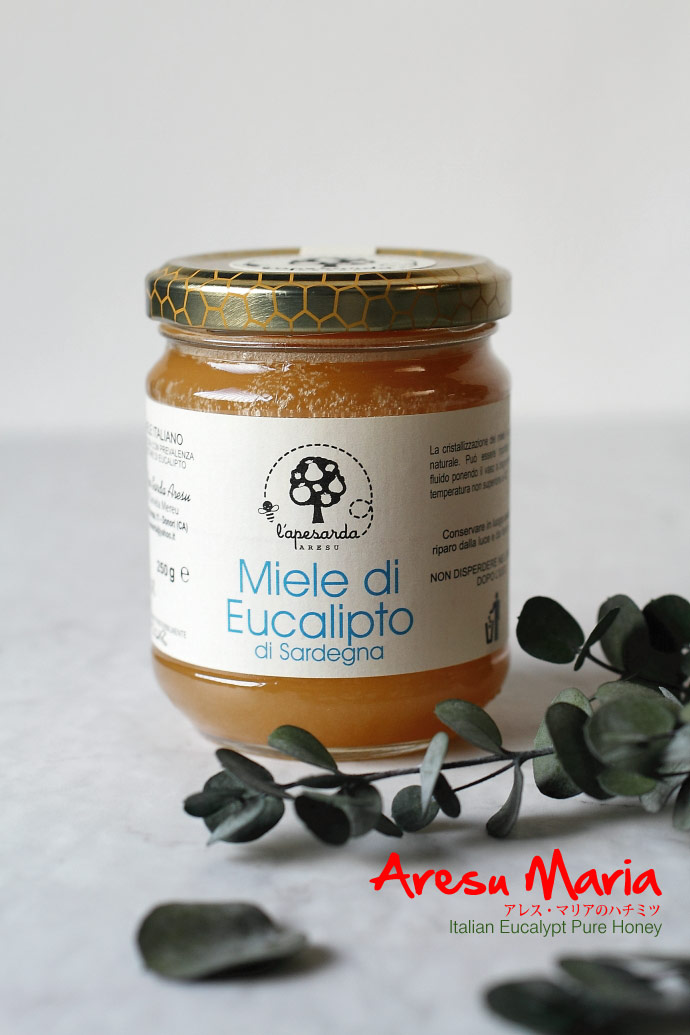 ユーカリの純粋ハチミツ アレスマリア社 イタリア産 (Italian pure eucalipt honey by aresu maria)