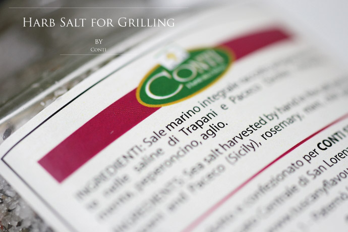 ハーブソルト サーレ グリリアータ コンティ社 イタリア産 (Italian harb salt Sale grigliate for grilling by conti)