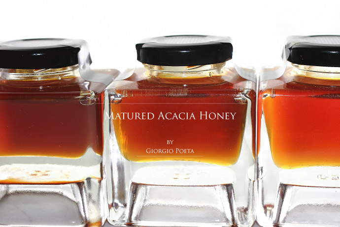 熟成ハチミツ アカシア ジョルジオ・ポエタ社 イタリア産 (Italian mutured acacia honey by Giorgio Poeta)