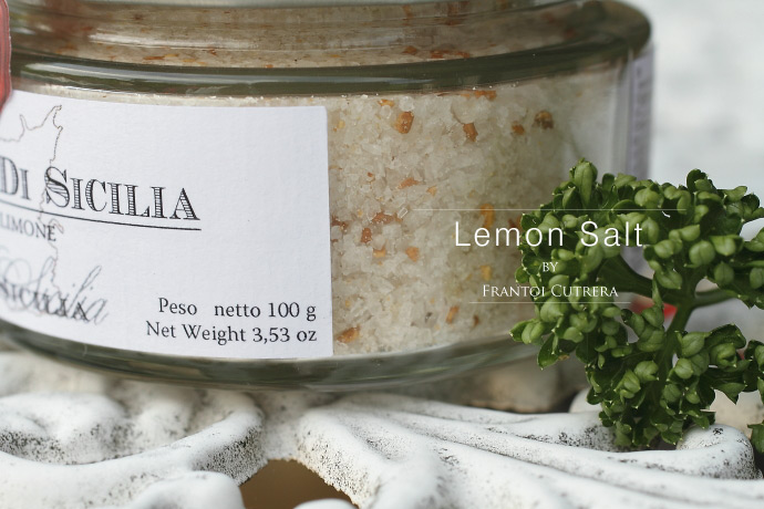 レモンソルト フラントイ・クトレラ社 100g シチリア イタリア産 (Italian Lemon Sicilia salt by Frantoi Cutrera)