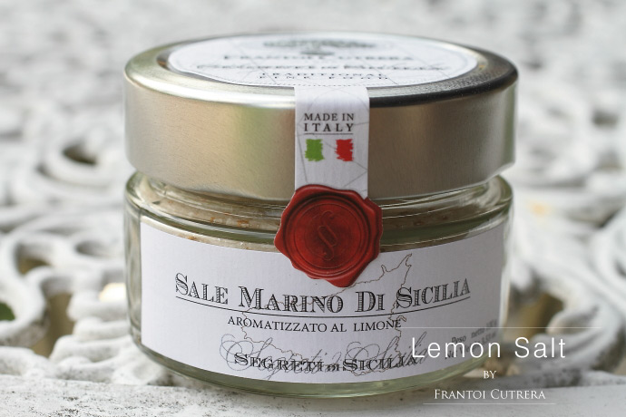 レモンソルト フラントイ・クトレラ社 100g シチリア イタリア産 (Italian Lemon Sicilia salt by Frantoi Cutrera)