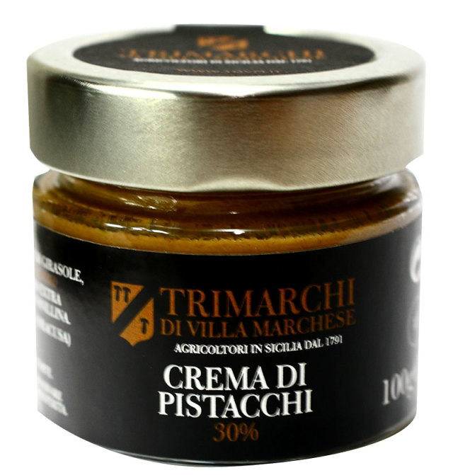 ピスタチオクリーム トリマルキ社 イタリア・シチリア産 (Italian Pistachio cream by Trimarchi)