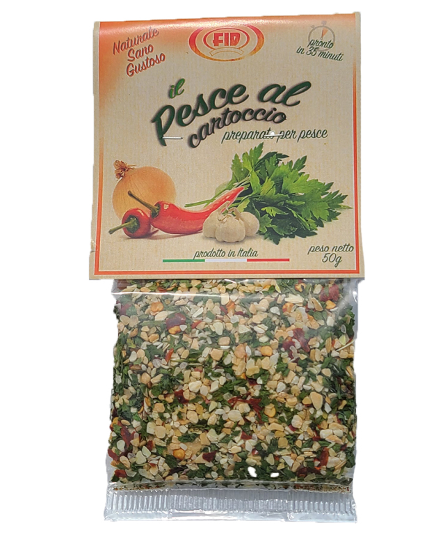 魚料理用 スパイス ペッシェ クラブ・デル・ナチュリスタ　50g イタリア産 (Italian spice for Fish by club del Naturista)