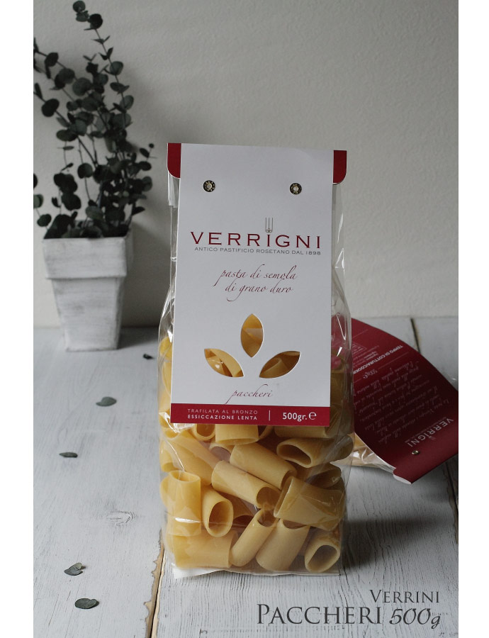パッケリ ベリーニ (paccheri Verrigni)