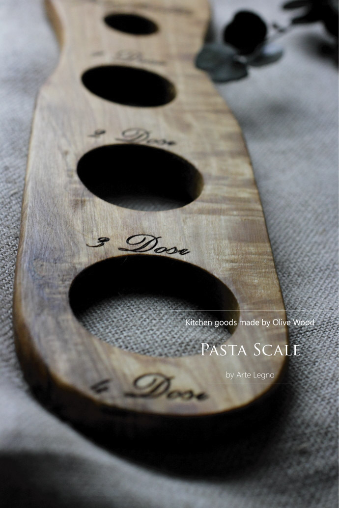 パスタスケール アルテレニョ社 イタリア製 (Italian Pasta Scale made by Arte Legno Olive Wood)