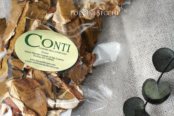 乾燥ポルチーニ茸 コンティ社 イタリア産 (Italian dry porcini by Conti)