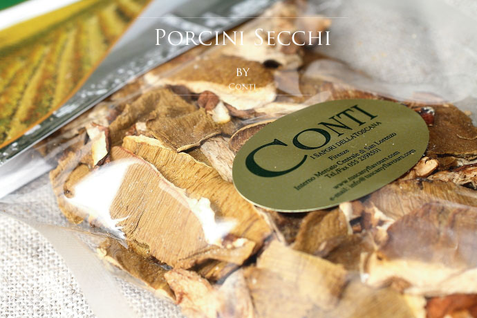 乾燥ポルチーニ茸 コンティ社 イタリア産 (Italian dry porcini by Conti)