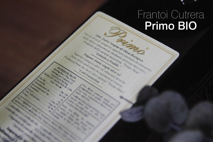 Primo BIO 500ml Frantoi Cutrera　プリモ・ビオ　オーガニックオリーブオイル
