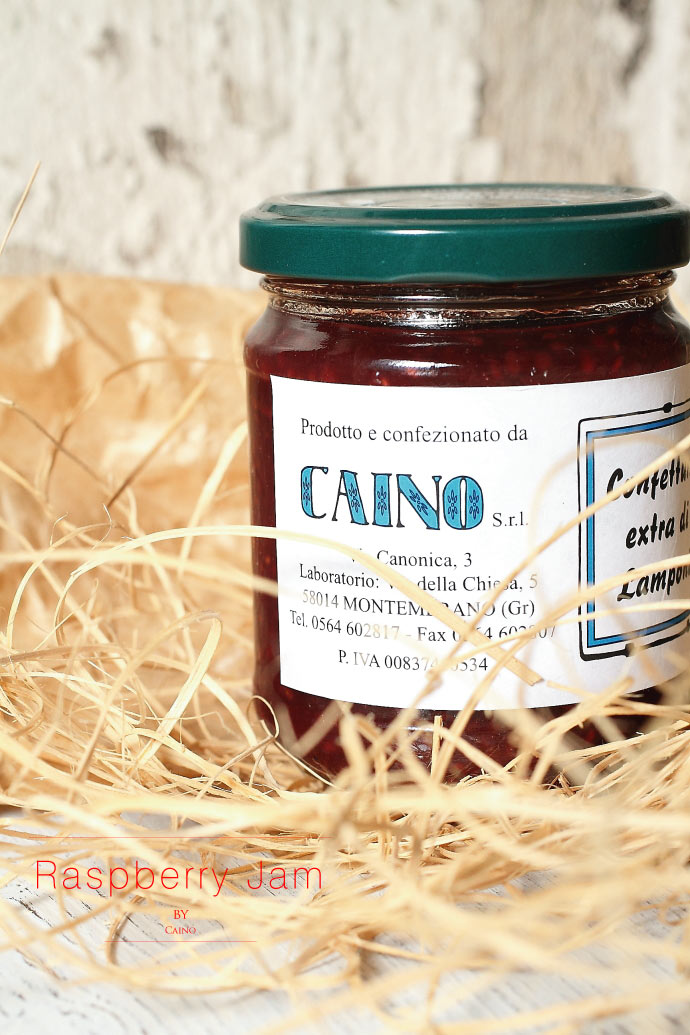 木いちご ジャム カイーノ社 イタリア産 (Italian Raspberry jam by Caino)