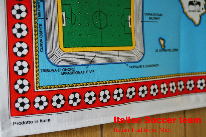 タペストリー (イタリアのサッカーチーム) コンティ社 イタリア製 (Italian Tapestry of Italian Soccer Team  by conti)