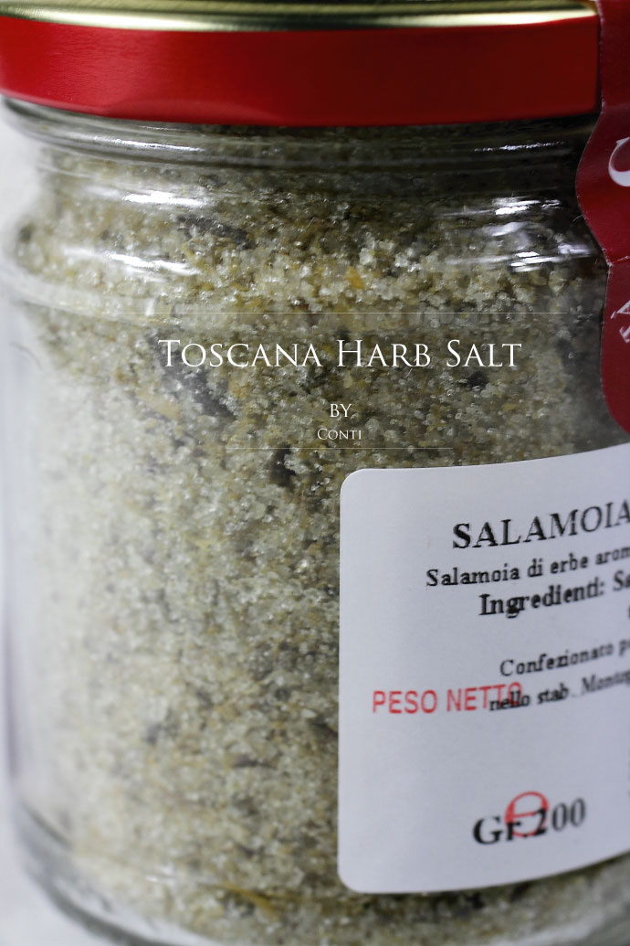 トスカーナ ハーブソルト コンティ社 イタリア産 (Italian Toscana Harb salt by Conti)