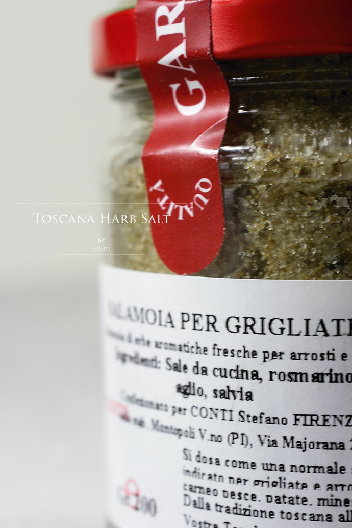 トスカーナ ハーブソルト コンティ社 イタリア産 (Italian Toscana Harb salt by Conti)