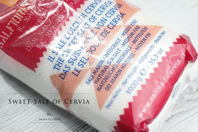 Salina di Cervia サルフィオーレ（細粒）1kg (Italian sweet salt of cervia)