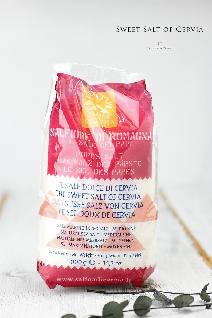 Salina di Cervia サルフィオーレ（細粒）1kg (Italian sweet salt of cervia)