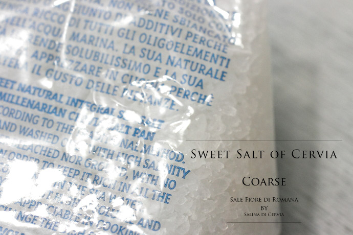 海塩 サーレ ディ チェルビア 粗粒 1kg イタリア産 (Italian Sweet salt coarse Sale di Cervia by Salina di Cervia)