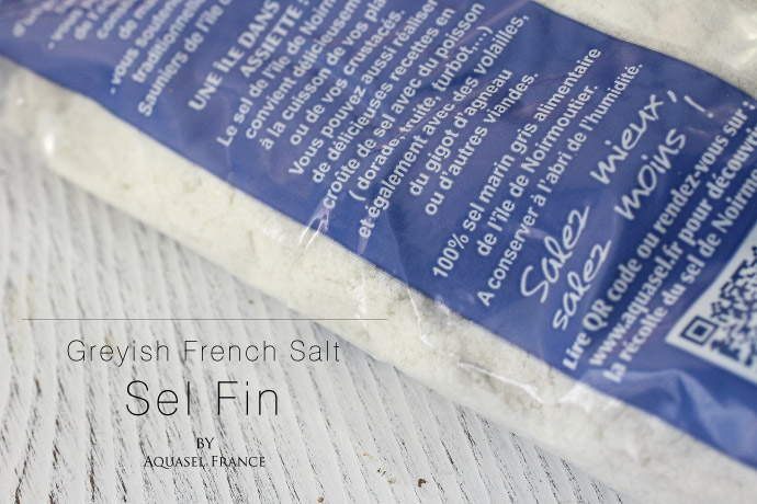 海塩 (細粒) セル・マリン ファン アクアセル社 フランス産 (French Fine Salt by Aquasel)