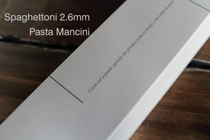 スパゲットーニ2.6mm (Spaghettoni) パスタ・マンチーニ(Pasta Mancini)