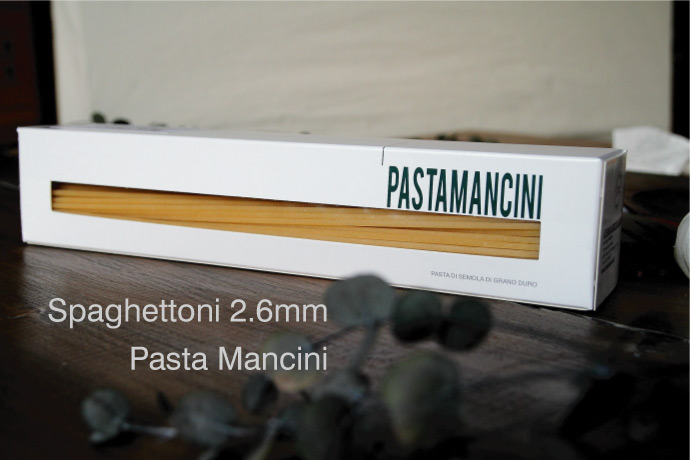 スパゲットーニ2.6mm (Spaghettoni) パスタ・マンチーニ(Pasta Mancini)